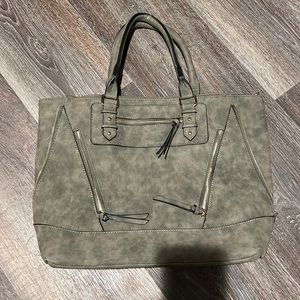 Dark green purse